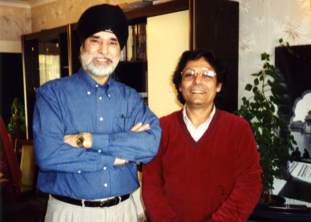Gurmit Ji with Pandit Swapan Chauduri 