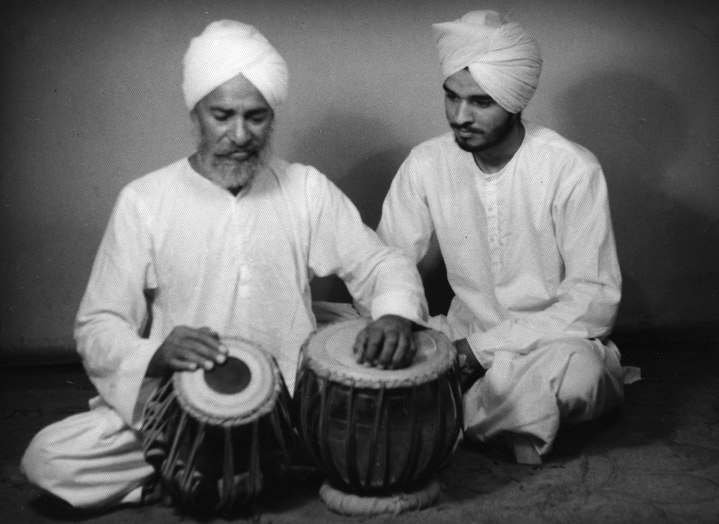 Gurmit Virdee with Ustad Bahadur Singh