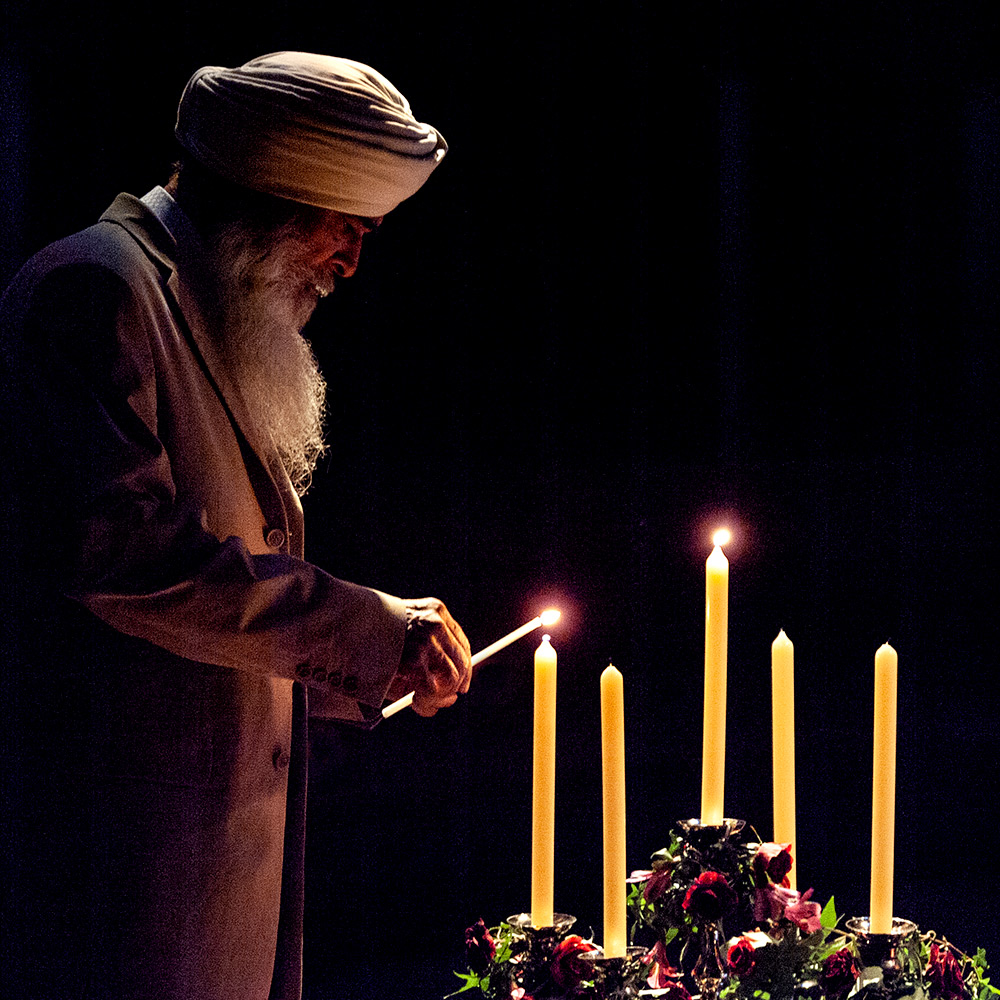 Gurmit Singh Virdee Lighting Candle